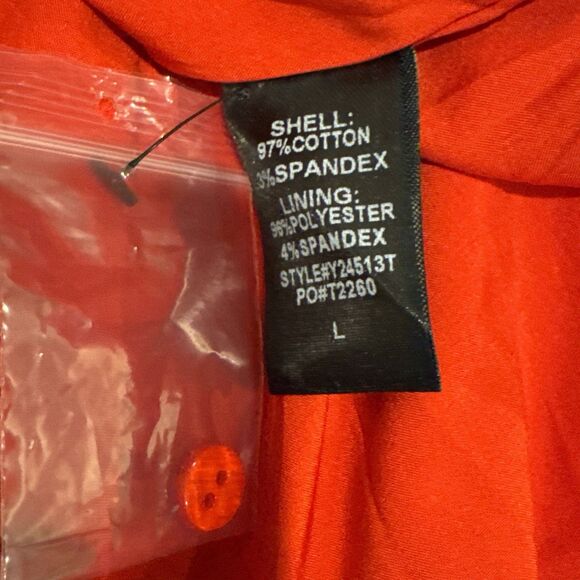 NWT Tuckernuck  Delaney Size L Red Mini Dress Puff Sleeve A-line Pockets Stretch - Picture 7 of 14